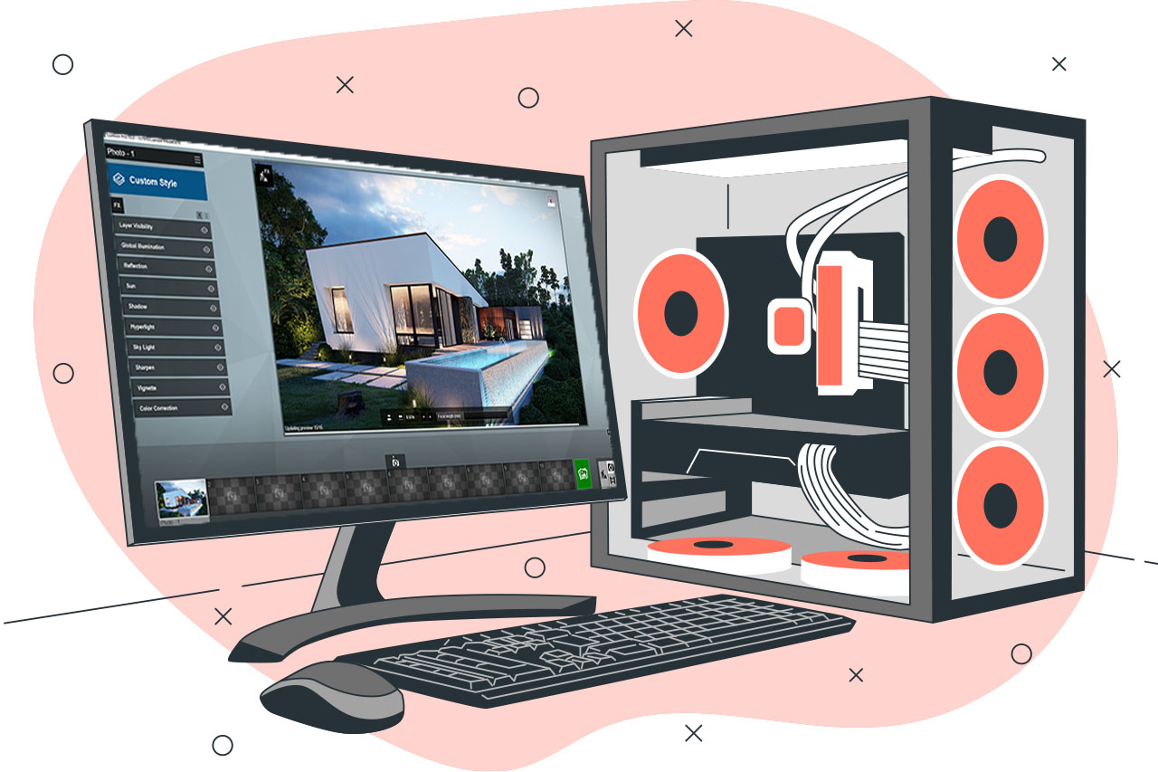 architectural visualization step 3